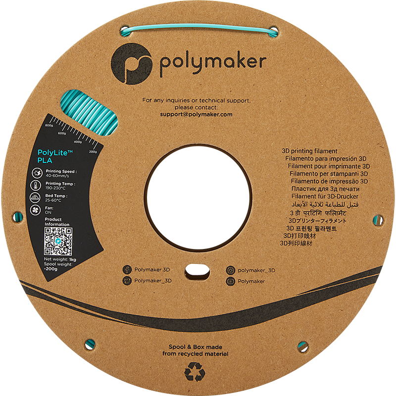 Polymaker PolyLite™ PLA Jamfree™ Technology